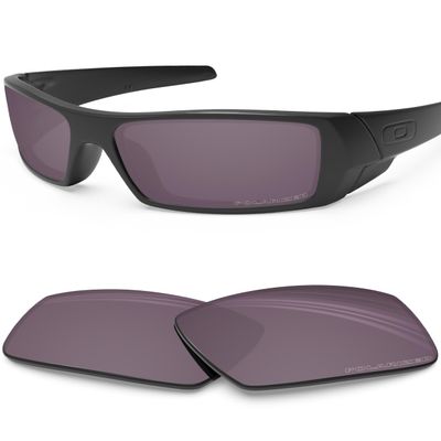 BLAZERBUCK Anti-salt Polarized Replacement Lenses for Oakley Gascan OO9014 - Grey Iridium
