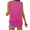 KICILVS Plus Size Tank Tops for Women Summer Sleeveless V Neck Casual Tank Tops Blouse Shirts Casual Solid Color Tunics view 4