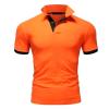 Ymosrh Athletic Polo Shirts for Men, Summer Golf Polos Short Sleeve Tennis Shirts Casual T-Shirts Shirts Mens Apparel Casual (S, Yellow) view 1