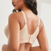 Akvala Bras for Back Fat Smoothing Cover Women Push Up Bra Seamless Underwire Brassieres (Beige 46DD) view 4