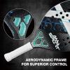 AMA SPORT Beach Tennis Racket 3K Carbon Fiber with EVA Foam Core Professional Carbon Beach Tennis Paddle for Advanced Players (Green) view 4