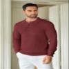 COOFANDY Mens Knit Polo Shirts Long Sleeve Sweater Casual Polo Shirts Lightweight Collared T Shirts, Wine Red, Small view 2