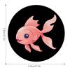 Goldfish Pin Buttons Round Cute Brooch Pins Badges Lapel Pins 1PCS view 2