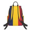MDATT Flag Of Chad Backpacks Lightweight With 1 Main Compartment, Tote Shoulder Hiking Bag, Black view 3