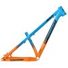 HIMALO Dirt Jump Bike Frame 26er 27.5er Mountain Bike Frame 14'' XC/AM Aluminum Alloy Hardtail Frame QR 135mm Disc Brake Frame(Color:Orange Blue,Size:26 * 14'') view 1