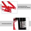 HIMALO Dirt Jump Bike Frame 26er 27.5er Mountain Bike Frame 14'' XC/AM Aluminum Alloy Hardtail Frame QR 135mm Disc Brake Frame(Color:Orange Blue,Size:26 * 14'') view 4