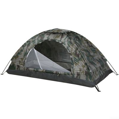 1/2Person Camping Tent, Camping Windproof Tents with Carry Bag, Hiking Backpacking Traveling Garden Tent, (1 Person Digital Camouflage)