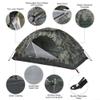 1/2Person Camping Tent, Camping Windproof Tents with Carry Bag, Hiking Backpacking Traveling Garden Tent, (1 Person Digital Camouflage) view 4