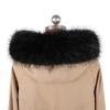 YIJIARAN Winter Faux Fur Collars Warm Scarf Fake Skin Thick Collar For Women Down Coat Detachable Soft Plush Collars Accessories (Black) view 1