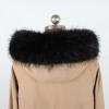 YIJIARAN Winter Faux Fur Collars Warm Scarf Fake Skin Thick Collar For Women Down Coat Detachable Soft Plush Collars Accessories (Black) view 3
