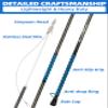 BLUEWING 16ft Front Weighted Fishing Harpoon Carbon Fiber Lightweight Spearfishing Pole Heavy Duty Spear with Stainless Steel Big Game Dart or Tuna, Marlin, Swordfish view 2