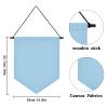 Fnaobai Wall Hanging Brooch Organizer Storage Board Colorful Enamel Pin Badge Canvas Display Banner Earrings Case Collection Holder 12.6x10in(Not Include Any Accessories) (Blue) view 2