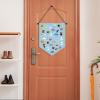 Fnaobai Wall Hanging Brooch Organizer Storage Board Colorful Enamel Pin Badge Canvas Display Banner Earrings Case Collection Holder 12.6x10in(Not Include Any Accessories) (Blue) view 4