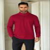 COOFANDY Mens Quarter Zip Up Pullover Lightweight Mock Neck Sweatshirt view 3