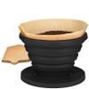 COLETTI Sierra Camping Pour Over Coffee Dripper  Collapsible Pour Over Coffee Dripper  Includes Pack of Paper Filters [Black, Pack of 1] view 1