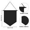 Fnaobai Wall Hanging Brooch Organizer Storage Board Colorful Enamel Pin Badge Canvas Display Banner Earrings Case Collection Holder 12.6x10in(Not Include Any Accessories) (Black) view 2