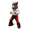 Happy Modern Horse Mascot Costume Adult Size for Men & Women with Built-in Fan Inside the Head view 1