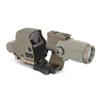 558 Red Green Dot Reflex Holographic Sight&G33X Magnifier Scope&FTC Flip QD Magnifier Scope Mount&Fast Scope Riser Mount Picatinny Rail Combo,2.26" Optical Centerline Height,Fit 20MM Rail Mount,Tan view 2