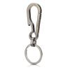 Gjinxi Titanium Carabin Clip Hook Small Heavy Duty Keychain Grips Multifunctional Backpack Clasps Carabin Anti Lost Quick Release Key Chain Organizer Accessory (1Pc) view 1