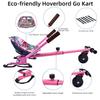 Eco-friendly Hoverboard Seat Attachment - Cool Seat, Swivel Wheel, Adjustable Length - Compatible with 6.5", 8", 8.5", 10" Hoverboards - Safe & Enjoyable Riding for Kids and Teenager view 2
