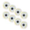 Roller Skate Wheels Indoor/Outdoor 8-Pack LED Inline Skate Wheels, 90A Freestyle Durable Brake Wheels, with Bearings Core, Replacement Light Up Pulley,E,80mm view 1