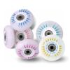 Roller Skate Wheels Indoor/Outdoor 8-Pack LED Inline Skate Wheels, 90A Freestyle Durable Brake Wheels, with Bearings Core, Replacement Light Up Pulley,E,80mm view 4