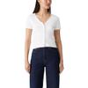 Levi's Women's Muse Short Sleeve Tee Shirt, (New) White, Small view 1