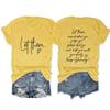 Let Them Misunderstand You Judge You T-Shirt Women Funny Saying Shirt Printed Front and Back Motivational Tops view 1