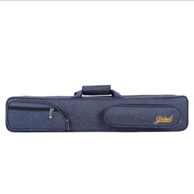 Merichealy Pool Cue Case Billiard Cue Bag 3 x 4,Holds 3 Butts 4 rods,Billiard Stick Carrying Case with Pocket,Billiard Cue Bag for Billiard Sticks,1/2 Sizes-Blue B||82cm
