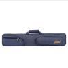 Merichealy Pool Cue Case Billiard Cue Bag 3 x 4,Holds 3 Butts 4 rods,Billiard Stick Carrying Case with Pocket,Billiard Cue Bag for Billiard Sticks,1/2 Sizes-Blue B||82cm view 1