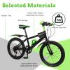 Fifizoo 20 Inch Kids Bike Children Bicycle for Boys Girls Ages 8-13 Years Old, MTB Mountain Bike 7 Speed High Caron Steel City Bike view 3