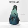 Boat Rowing Lake Sling Bag Backpack For Men Cross Chest Bag Crossbody Shoulder Bag Travel Hiking Daypack view 3