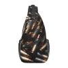 HJTRW Bullet Sling Bag Backpack For Men Cross Chest Bag Crossbody Shoulder Bag Travel Hiking Daypack view 1