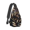 HJTRW Bullet Sling Bag Backpack For Men Cross Chest Bag Crossbody Shoulder Bag Travel Hiking Daypack view 2