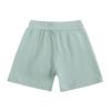 KAGAYD Toddler Baby Boy Girl Solid Color Shorts Elastic Waist Casual Short Trousers Spring Summer (Green, 4-5 Years) view 2