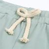 KAGAYD Toddler Baby Boy Girl Solid Color Shorts Elastic Waist Casual Short Trousers Spring Summer (Green, 4-5 Years) view 4