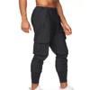 Helewala Men's Cargo Pants - Versatile Outdoor Wear Quick-Drying Pants with Multiple Pockets (US, Alpha, XX-Large, Regular, Regular, Black) view 3