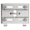 NDNCZDHC Rail Mount Anchor Bracket Stainless Steel Vertical Stanchion Rail Mount Anchor Bracket Holder for Yachts(7/8-1 inch Round Tube Guide) view 3