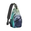 HJTRW Cute Sea Animal Manatee Sling Bag Backpack For Men Cross Chest Bag Crossbody Shoulder Bag Travel Hiking Daypack view 2