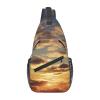 HJTRW Dusk Clouds Sling Bag Backpack For Men Cross Chest Bag Crossbody Shoulder Bag Travel Hiking Daypack view 1