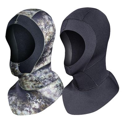 3/5mm Thick Neoprene Diving Hood, Providing Warmth and Protection for Scuba Diving, Free Diving, and Spearfishing (Black 5mm, M)