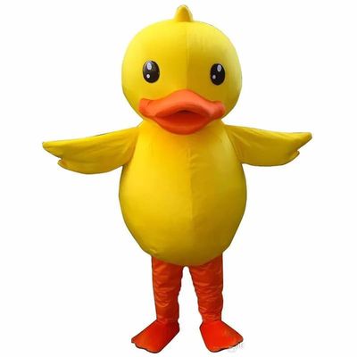 NineFit Basics yellow duck mascot costume adult duck mascot, Large