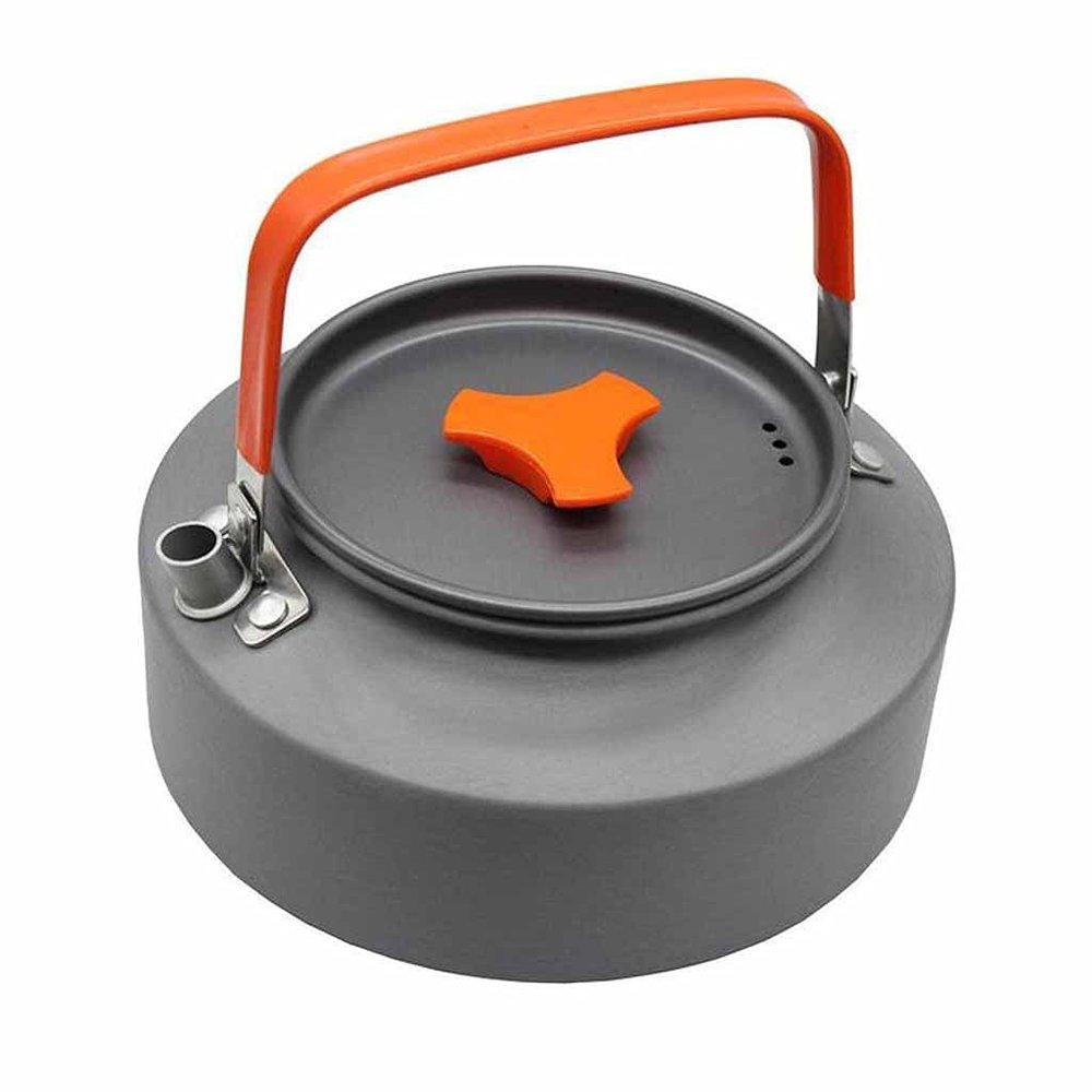 ZSLBMD Camping Kettle Outdoor Kettle Ultralight Camping Tableware Travel Tableware Outdoor Hiking Teapot Outdoor Picnic Set(Size:L)