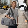 Kookoomia Gym Bag for Men with Shoes Compartment and Wet Pocket Convertible Duffle Bag and Gym Backpack Waterproof Sports Bags for Men with 2 Bottle Holders Multipurpose Weekender Overnight Bag - Grey view 3