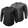 COOFANDY 2 Pack T Shirts for Men Long Sleeve Cotton Hipster Hip Hop Longline Crewneck Tee Shirts for Gym Workout Casual Fall Undershirts view 1
