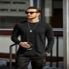 COOFANDY 2 Pack T Shirts for Men Long Sleeve Cotton Hipster Hip Hop Longline Crewneck Tee Shirts for Gym Workout Casual Fall Undershirts view 3