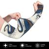 LZQPOEAS UV Sun Protection Arm Sleeves for Women Men Tentacles octopus Arm Cover Cooling Sports Sleeves with Thumb Hole view 3