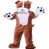 Cool Bulldog Mascot costume Gray School Animal Team Cheerleading Complete Outfit Adult Size view 3