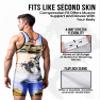Exxact Sports Sublimated Men's Wrestling Singlet, High-Performance Powerlifting Singlet, Wrestling Singlets for Men (AS, US Army) view 3
