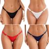 Avidlove Sexy Panties for Women Lace Cheeky Underwear String Bikini Panty Ladies High Cut Hipster 4 Pack view 1